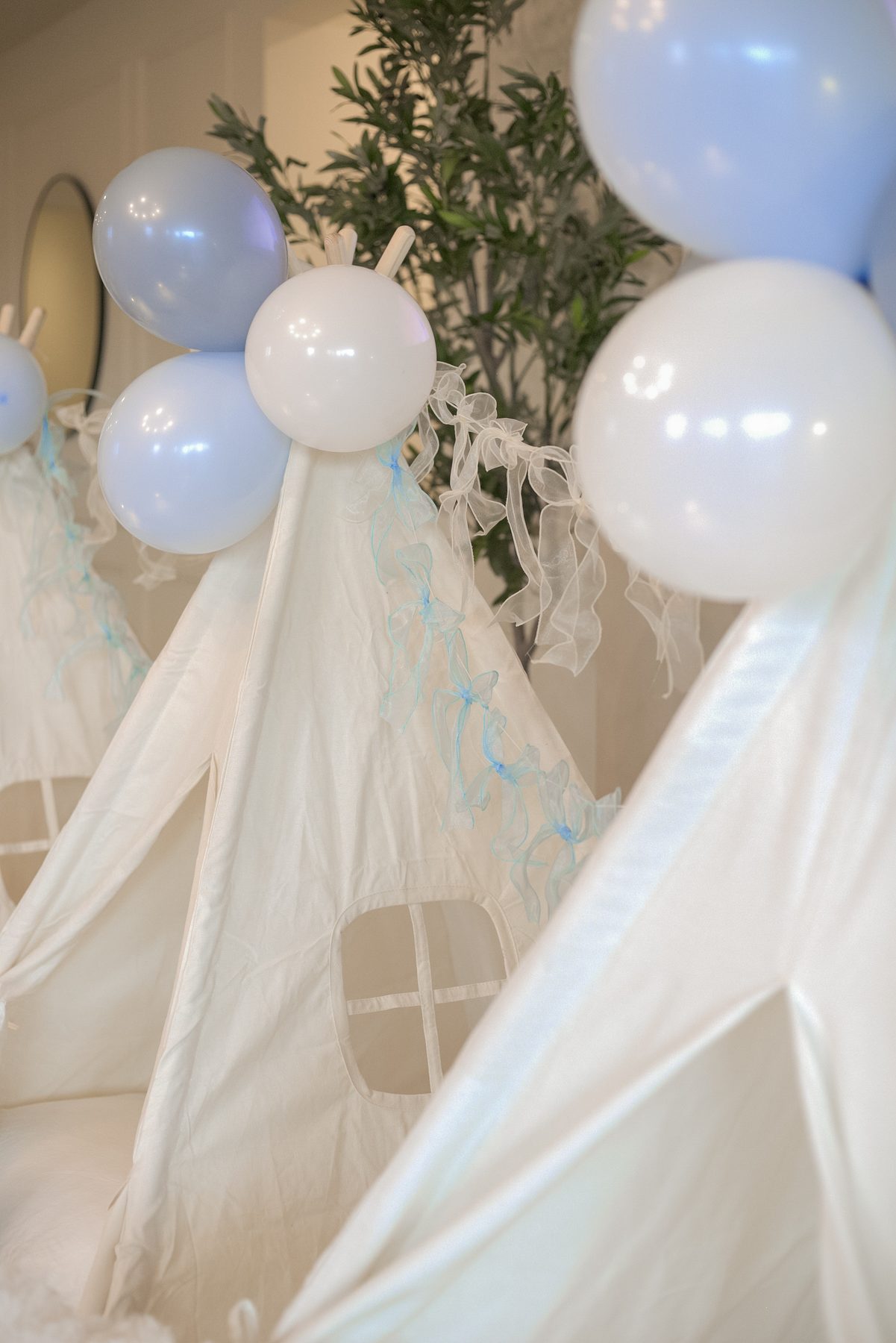 Bliss in Blue sleepover detail