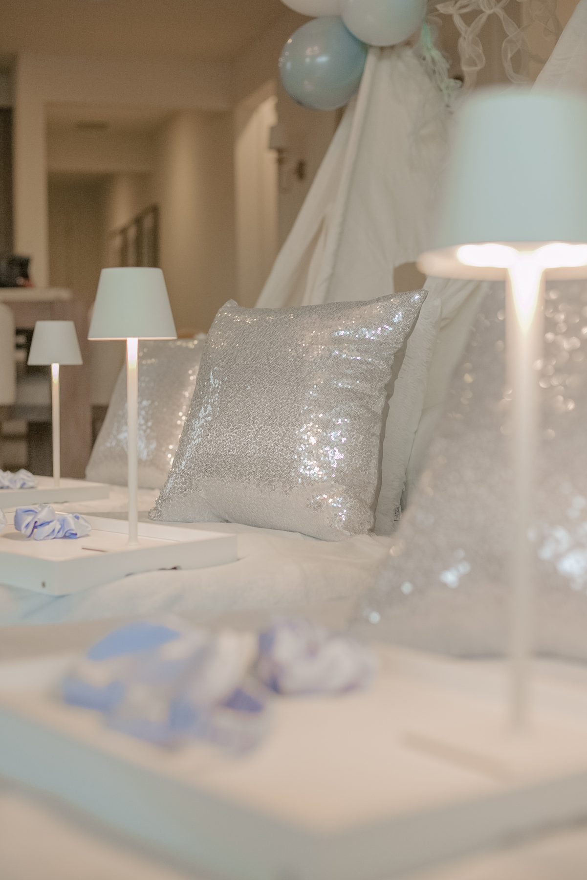 Bliss in Blue sleepover detail